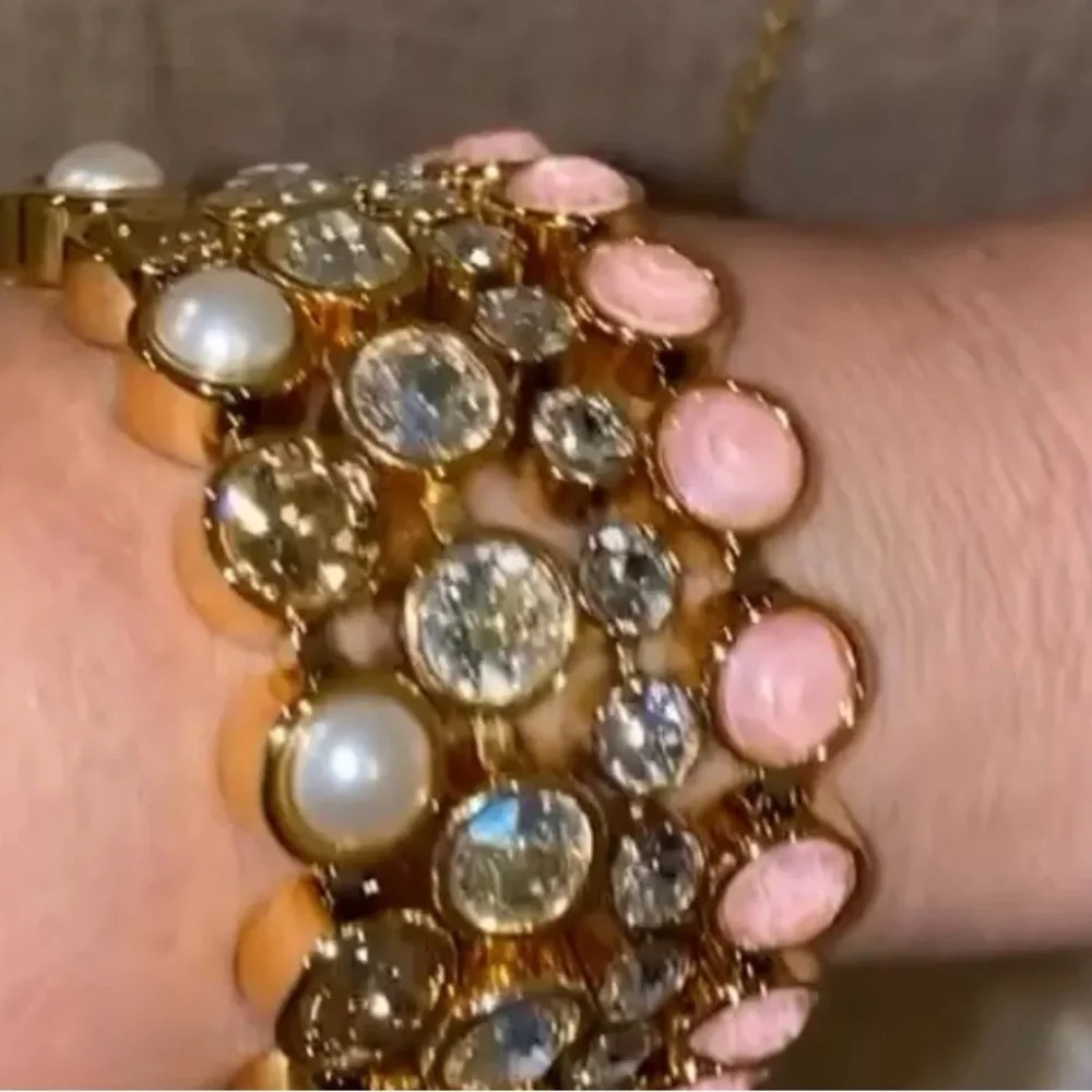 Touchstone Crystalal by Swarovski GOLDEN FLAMINGO ice bracelet BNIB gorgeous!